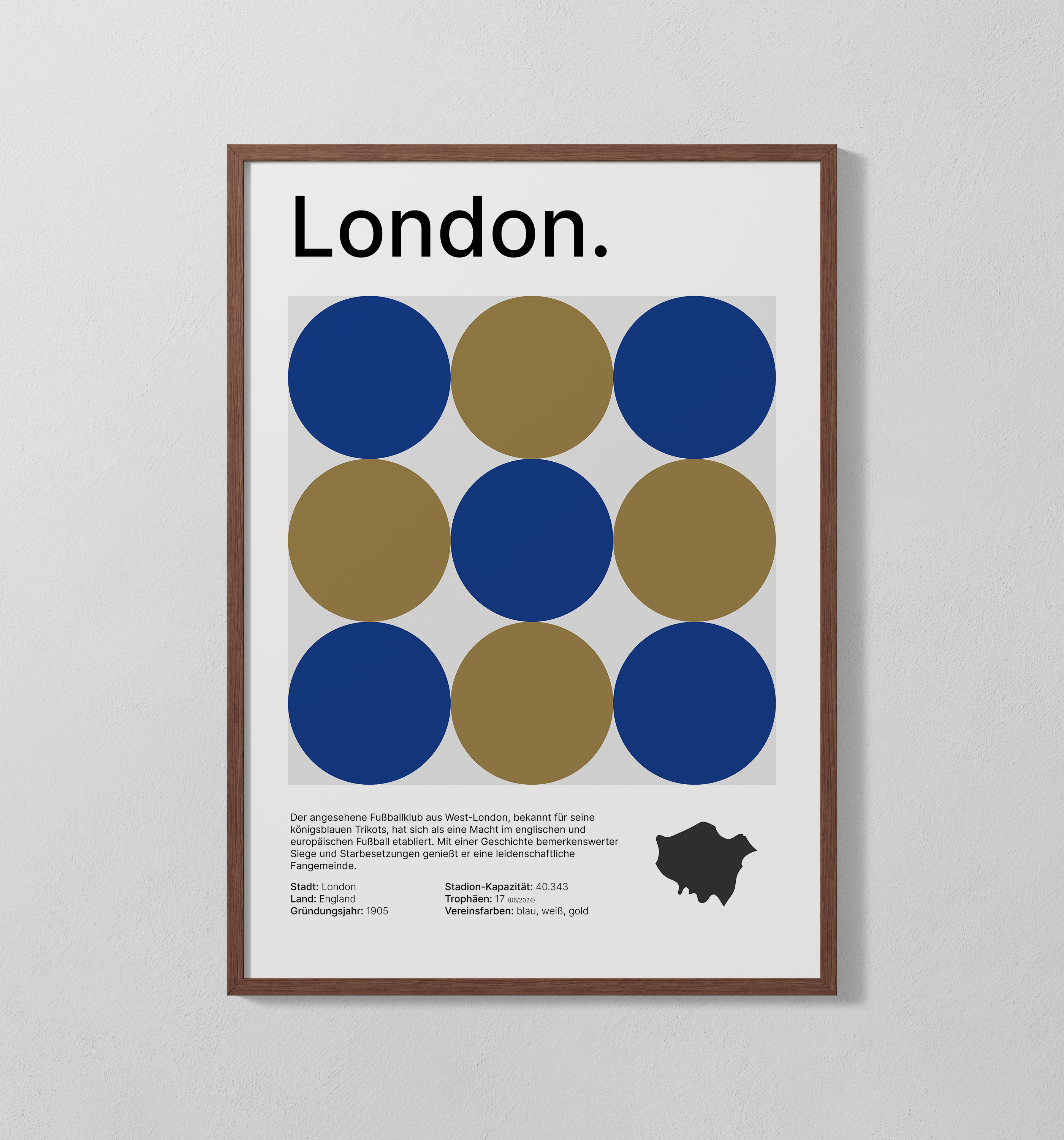 London blau | Poster